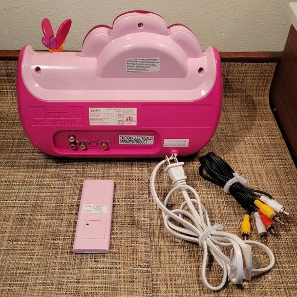 MATTEL Barbie DVD Blossom Player W/ Remote & AV Cord - Works See Video!! - Picture 11 of 15